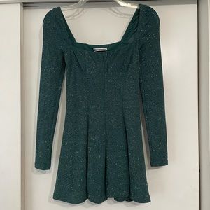 NWOT UO Sparkly Metallic Romper